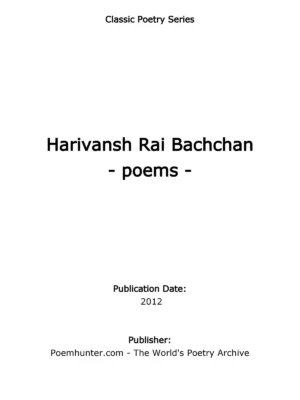 Harivansh Rai Bachchan Poems
