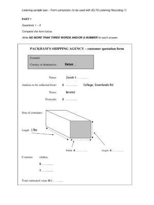 IELTS Exam Paper