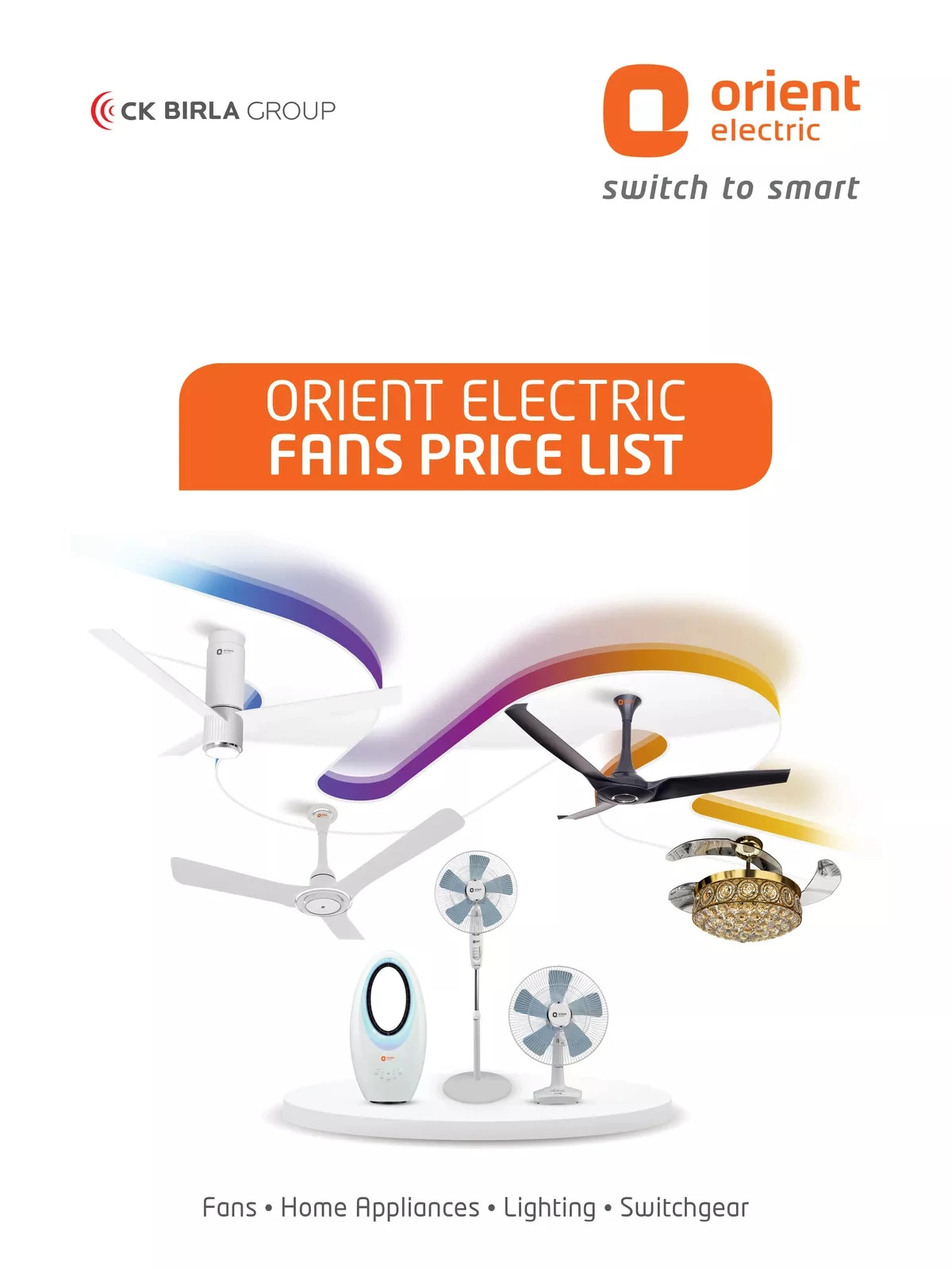 Orient Fans Price List 2025